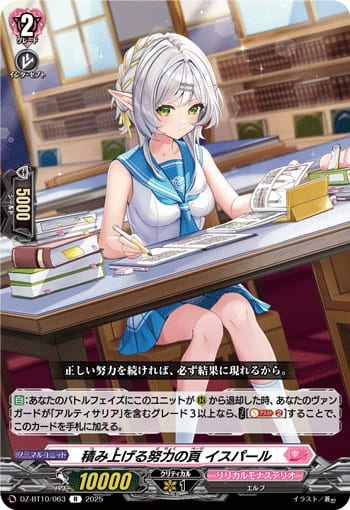 積み上げる努力の頁 イスパール